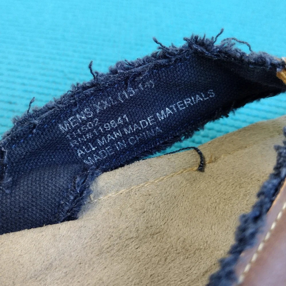 Tommy Hilfiger Men's Light Brown Sandals Flip Flops XXL ( 13 - 14)